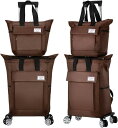 リュックキャリー 3way キャスターバッグ 20L キャリーバッグ 小型 2~3泊対応 4輪 撥水加工 トロリーバッグ メンズ レディース 旅行 合宿 出張 旅行バッグ スーツケース(4)