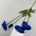 造花 ポピー アートフラワー 枯れない花 一対ケシ花束 リアル 人工植物 フェイクフラワー 2本セット ウェディングブーケ おしゃれ 美しい 置物 室内飾り デ...