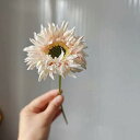 造花 枯れない花 花束 アートフラワー ホワイトデーギフト ソープフラワー 小枝起毛ガーベラ ガーベラ 花撮影小道具 結婚式の花材 花の装飾 装飾花 リビングル...