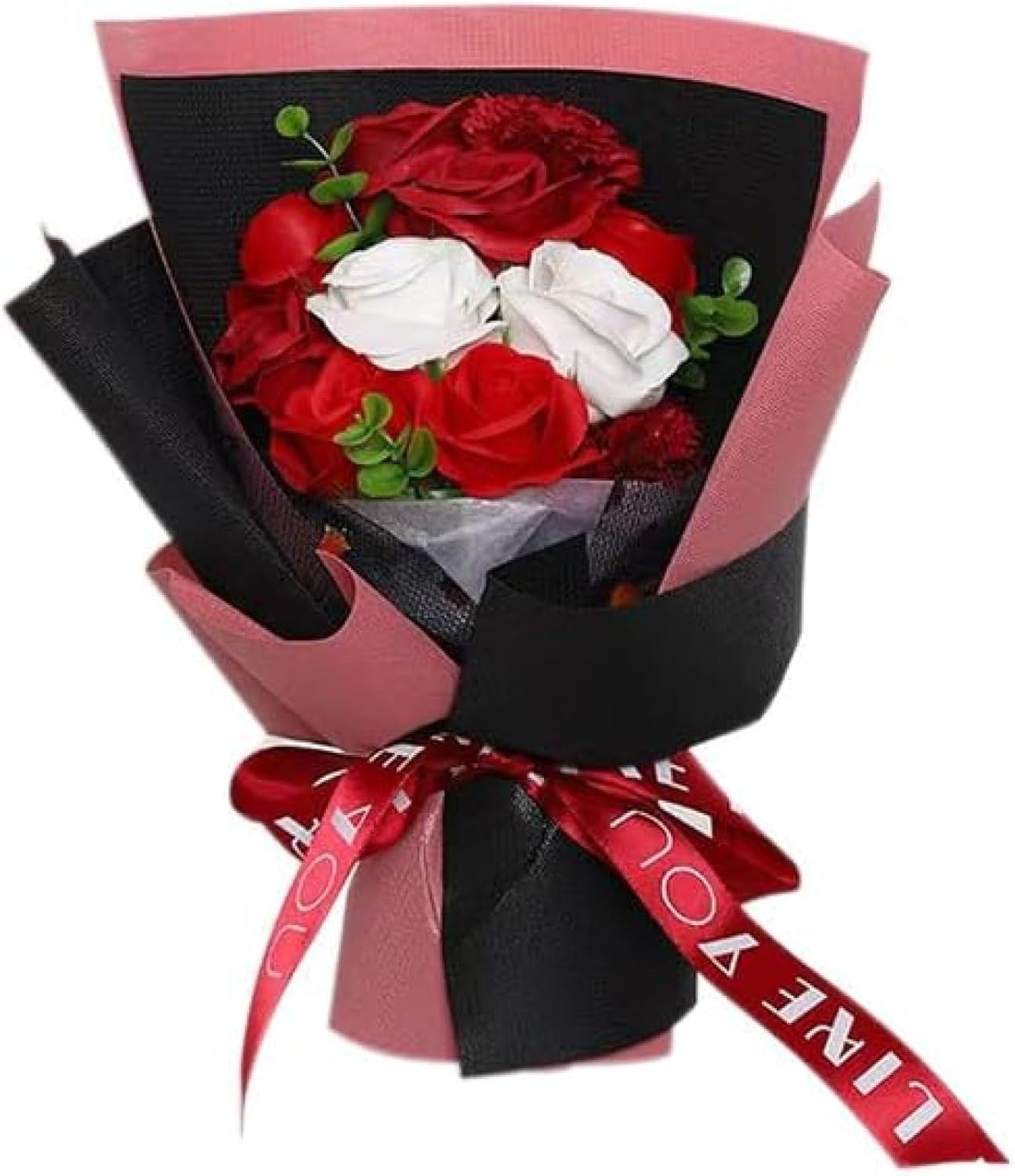 ソープフラワー 造花 母の日 プレゼント 花束 インテリア 大切な人へ感謝の気持ちを伝える バラ 花 入..