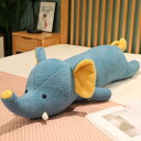象 パンダ ぬいぐるみ 動物 大きい かわいい 柔らかい 弾力 綿入れ ねむねむ ロングクッション 抱きまくら 添い寝まくら クッション うつ伏せクッション 65-130cm 抱き枕