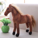馬 ぬいぐるみ 動物 小道具 面白い リアル外観 可愛い 柔らか 老人 プレゼント お祝い お誕生日プレゼント かわいい 縫い包み 置物 店飾り 癒し系 清潔 安全 彼氏 ギフト 萌え 卒業式