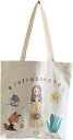 トートバッグ レディース 学生 帆布 可愛い プリント柄 挿絵 韓国風 おしゃれ 34x38cm 大容量 ファスナー付き 内側ポケット付き 手提げ 肩掛け 軽量...