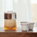 茶器セット 旅行ティーセット 携帯用 旅行 収納バッグ付き 陶器 急須 湯呑みセット 中国茶器セット 和風 コンパクト 軽量 上品 おしゃれ (白)