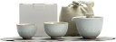 ティーセット 茶器セット 急須 白磁 湯呑みセット 携帯型 収納バッグ付 湯飲み茶碗 茶海 茶器揃い 急須セット 番茶器セット 煎茶道具 陶磁器 和風 持ち運び...