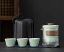 中国茶器セット 茶器セット 台湾茶器セット 旅行ティーセット 携帯用 旅行 収納バッグ付き 陶器 急須 湯呑セット ティーセット 茶器 茶皿 茶器乾燥ティートレ...