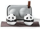 パンダ トラベル用茶器セット 2人用 かわいいパンダデザイン 超コンパクト収納 アウトドアで美味しいお茶を簡単に 旅行/お出かけ用 中国茶/日本茶/紅茶 ピクニ...
