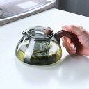 木製のハンドル ガラス ティーポット ティーカップ ティーセパレーター とろみ 耐熱 高温 加熱沸騰 ティーポット ティーセット カンフー茶 花茶 ウェルネステ...