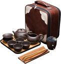 ティーセット 急須 中国茶器セット 陶器 茶具 茶器 湯呑み お茶缶 セット 台湾茶器 茶こし 収納バッグ付き お手入れも簡単 軽量 初心者 高級 おしゃれ 来...