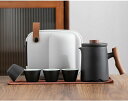 茶器セット 急須 湯呑 セット カラー4 旅行ティーセット 携帯用 旅行 収納バッグ付き 茶道 茶碗 茶道セット A 創作茶器 茶具ティーポットティーポット 耐...