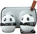中国茶器セット パンダ茶器セット 急須 湯呑みセット 収納バッグ付き 陶器 高温耐性 2人用 エレガント 中国茶器 コップ コンパクト 旅行ティーセット 携帯茶...