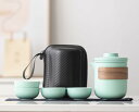 中国茶器セット 茶器セット 台湾茶器セット 旅行ティーセット 携帯用 旅行 収納バッグ付き 陶器 急須 湯呑セット ティーセット 茶器 茶皿 茶器乾燥ティートレ...