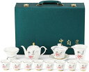ティーセット ティーポット 急須 湯呑セット 茶器セット 陶器製ティーセット 茶こし付き 茶器揃 陶磁茶具セット 茶碗 旅行ティーセット 中国茶器 茶具セット ...