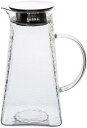 ティーポット ガラスピッチャー 冷水筒 透明 耐熱ガラス 冷水/熱湯OK 茶こし一体型蓋 水出し 保温 断熱 お茶ポット おしゃれ 大容量 直火可 ガス 紅茶 ...