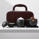 カンフーティーセット 茶器 磁器 マルチ ティーセット 茶具 耐熱 グラデーション コンパクト 手作り 茶の入れ お茶出し ティーポット 贈り物 ギフト シンプ...