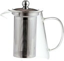 ティーポット 耐熱ガラス 茶器 コーヒーソーサー 透明 直火可 ステンレス鋼フィルター ティーフォーツー 断熱保温 ステンレス蓋 おしゃれ リーフティー 工芸茶...