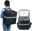 デリバリーバッグ 配達用 配達バッグ ウーバーイーツ バッグ 大容量 Delivery Bag ウバック バックパック ピザポーチ ウーバー バッグ リュック カバン 防水 保温 保冷 男女兼用 キャ(4)