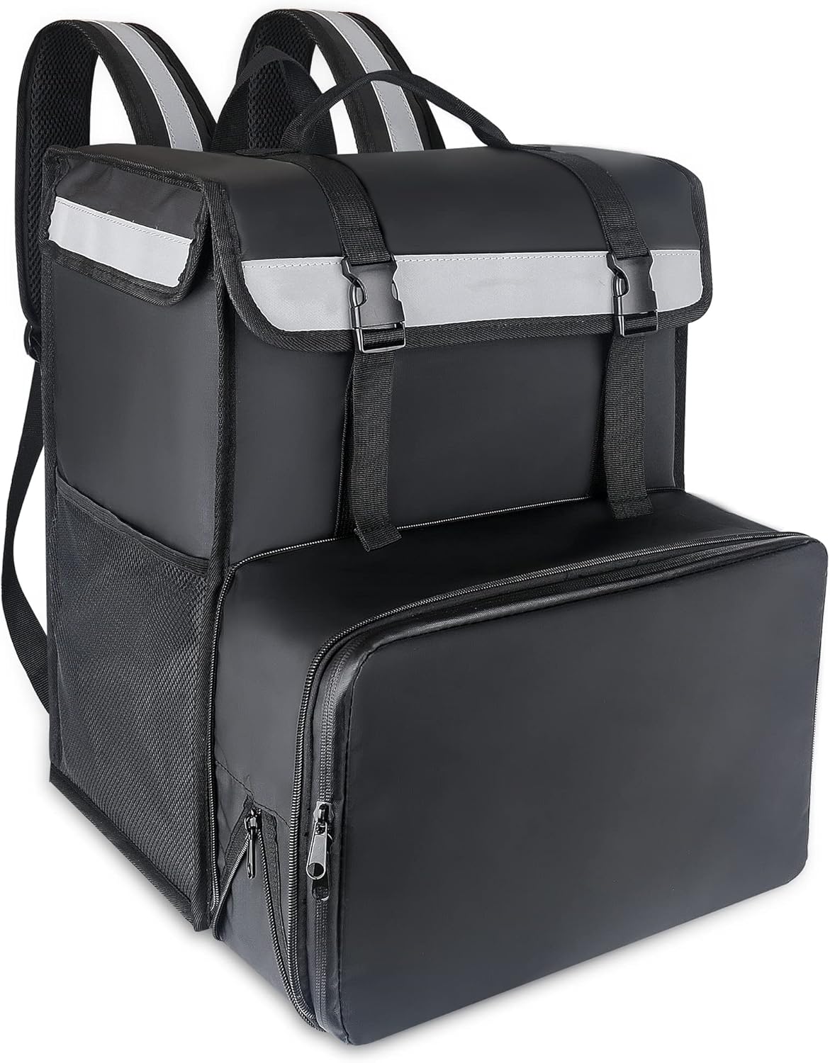 デリバリーバッグ フードデリバリー 配達バッグ 宅配デリバリー用 エコバッグ 保温保冷 防水 ピザポーチ 45L大容量 軽量 アウトドア キャンプ スーパー