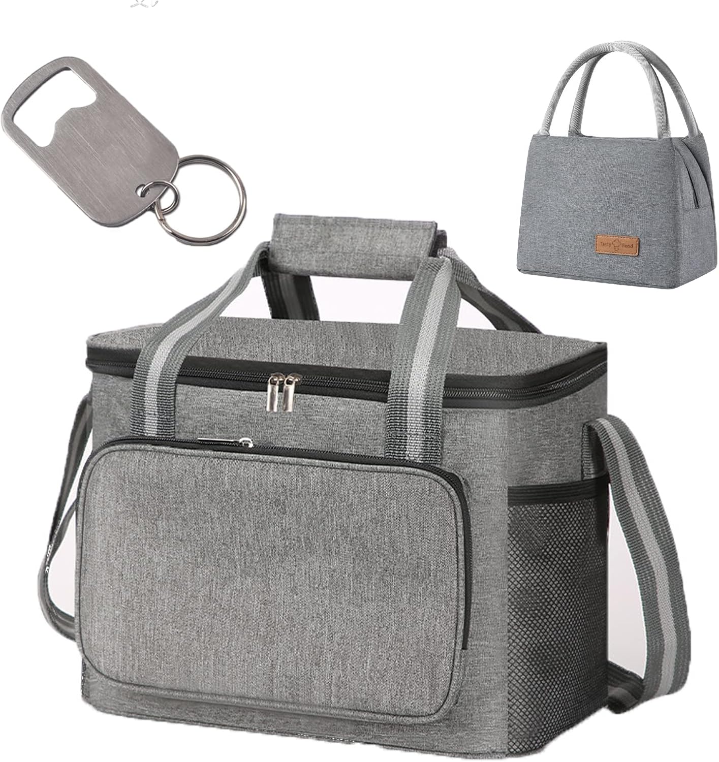 折りたたみ保冷袋 保温バッグ 断熱バッグ 大容量 15Lクーラーボッ ソフトクーラー クーラーバック保冷保温バックス 保冷バックグ ランチバッグクーラーバッグ 断熱 手持ちと肩掛け 洗濯可PVC袋添付