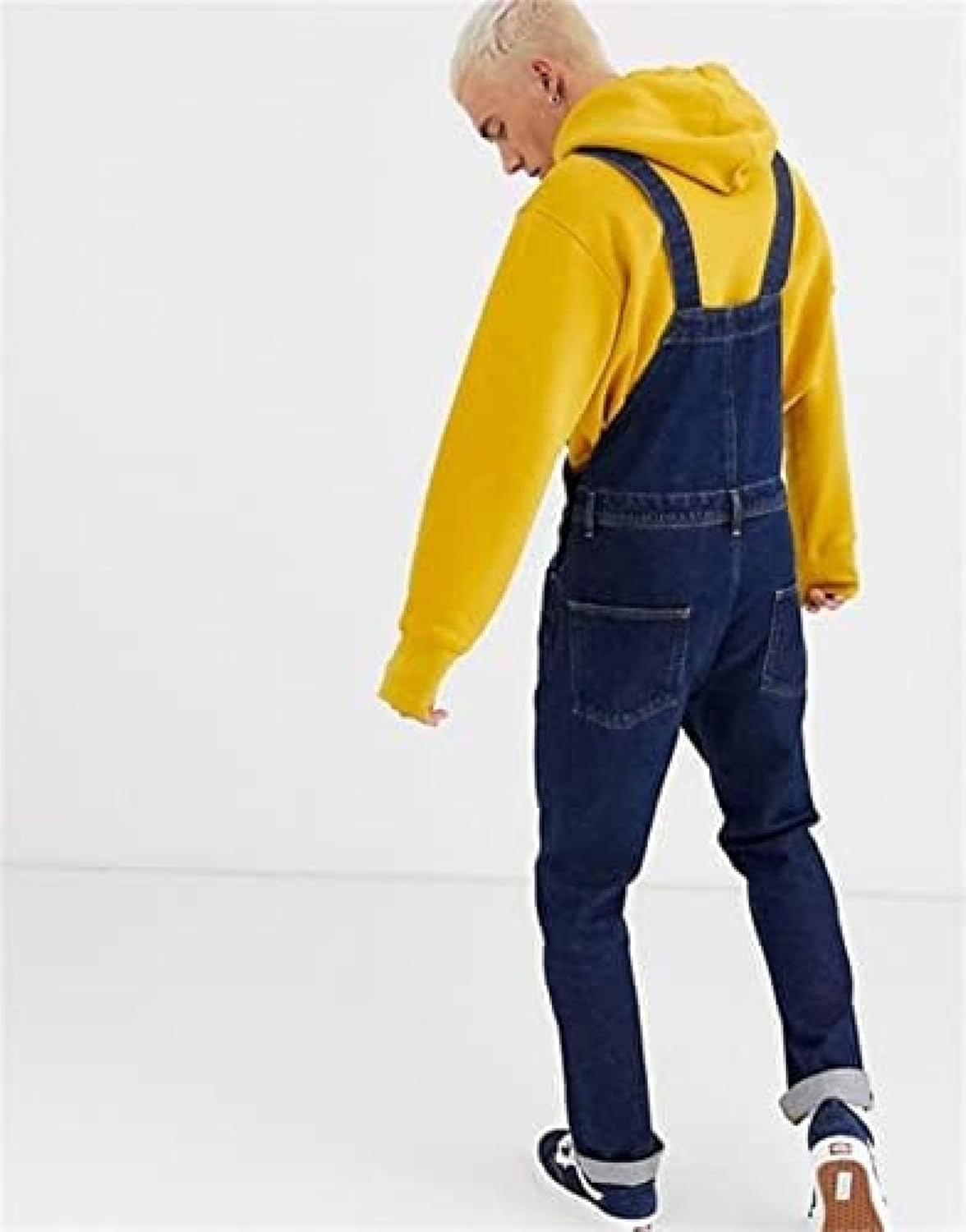 デニムパンツ サロペット カッコイイ ワーク カジュアル メンズ オーバーオール デニム ジーンズ ロングパンツ ワイドパンツ デニムサロペット オールインワン ジーパン カーゴパンツ つなぎ カジュ