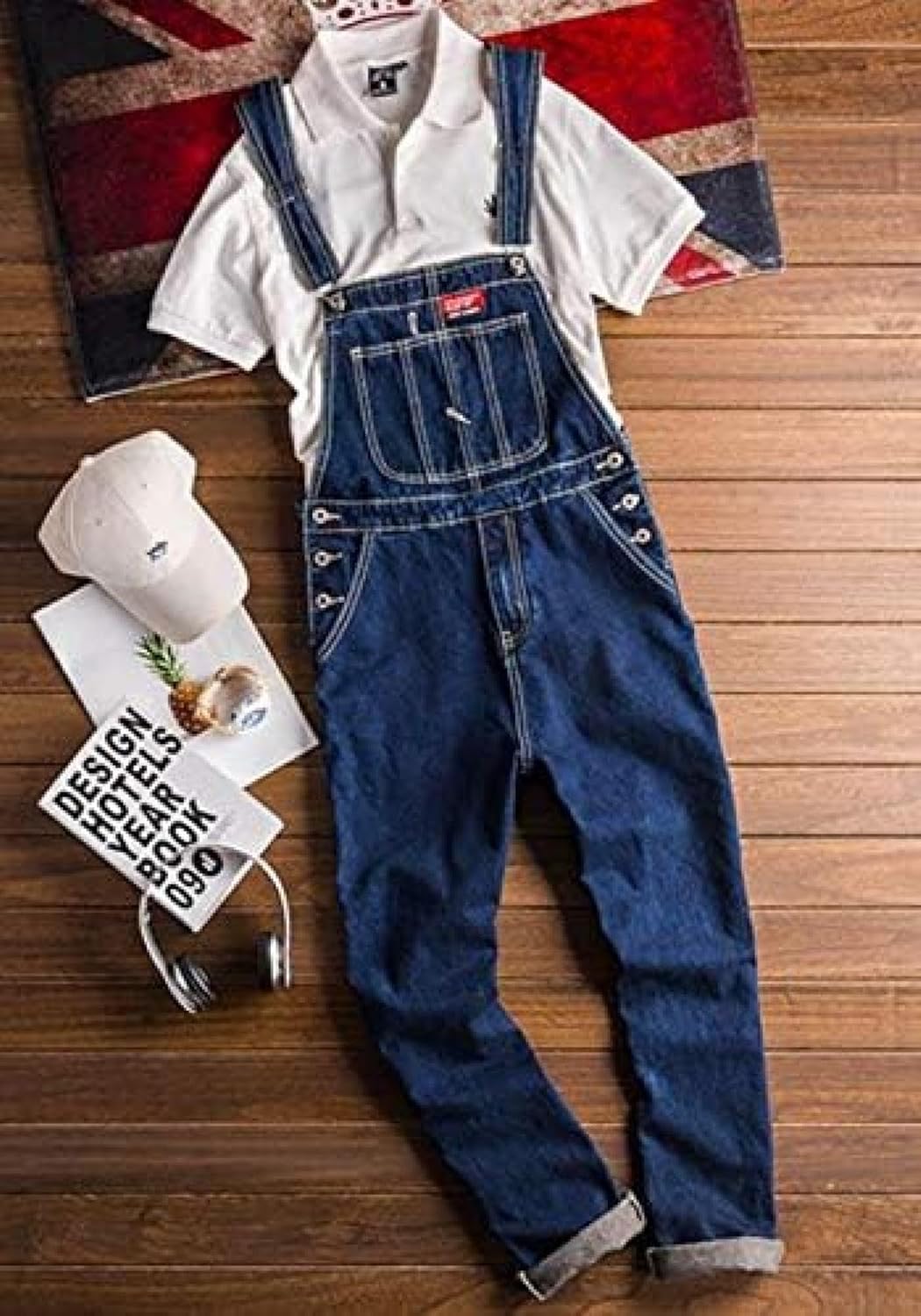 デニム サロペットパンツ メンズ ゆったり 韓国 オールインワン ジーンズ ファッション オーバーオール つなぎ カッコイイ デニムパンツ サロペット ストリート 夏