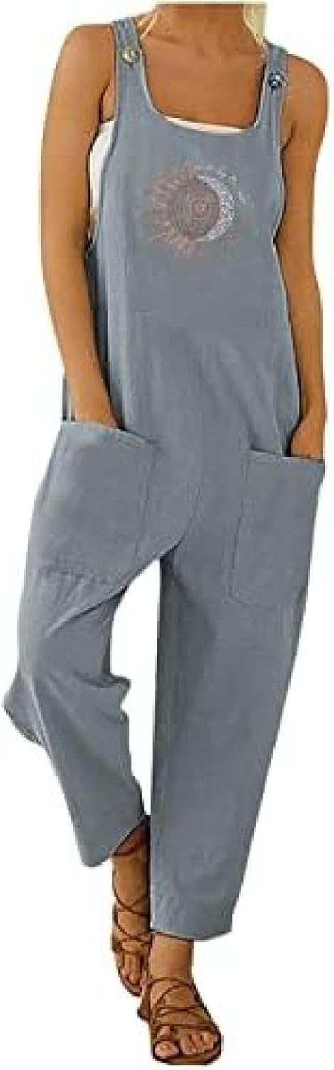 サロペット レディース きれいめ オールインワン ボヘミア オーバーオール カジュアル ロングパンツ ワイド 体型カバー ズボン ゆったり シンプル 大人 秋 カジュアル 可愛い 薄手 夏 美脚 おし