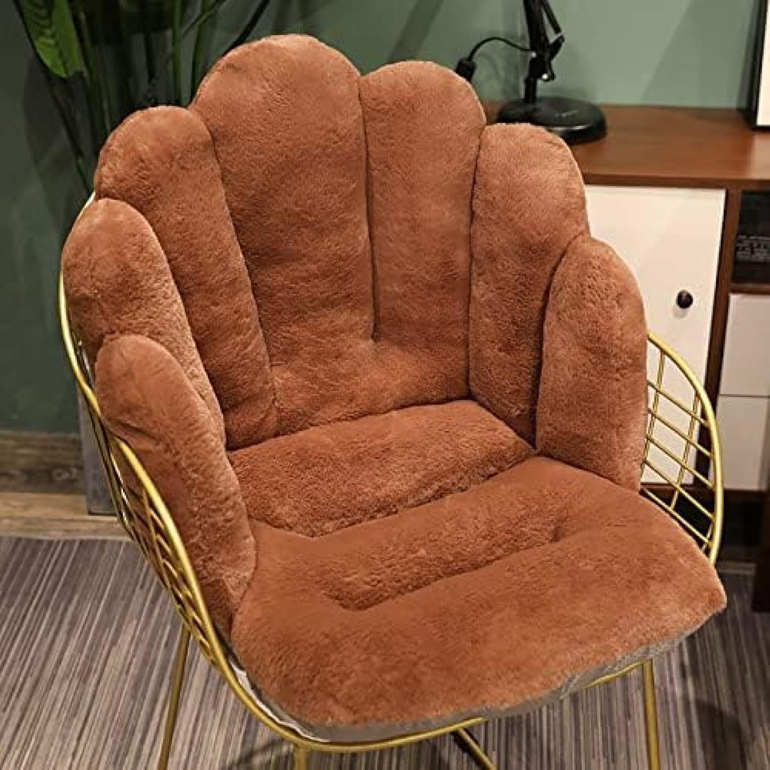 座椅子 座布団 椅子用クッション 背もたれクッション ハムスター ふわふわ 座椅子 縫い包み 疲れにくい ふわうわ 可愛い座布団/座椅子兼用 オフィス 添い寝枕 プレゼント 椅子用 家を装飾する (大