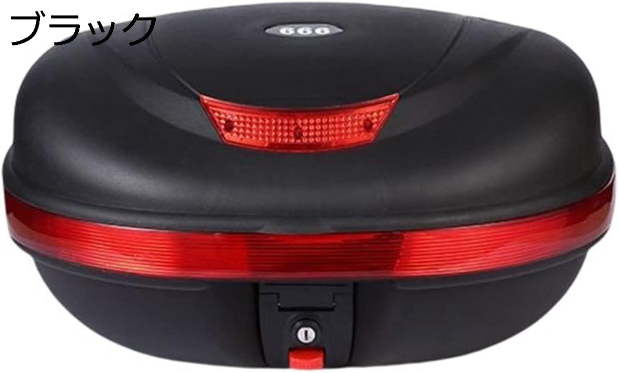 バイクトップケース リアボックス バイク用ボックス バイクボックス バイクパーツセンター フルフェイス収納 ヘルメット入れ 大容量 原付 脱可能式