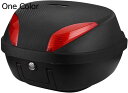 バイク トップケース リアボックス 42L バイクボックス バイク用ボックス 大容量 原付 脱可能式 スクーター フルフェイス収納 ヘルメット入れ