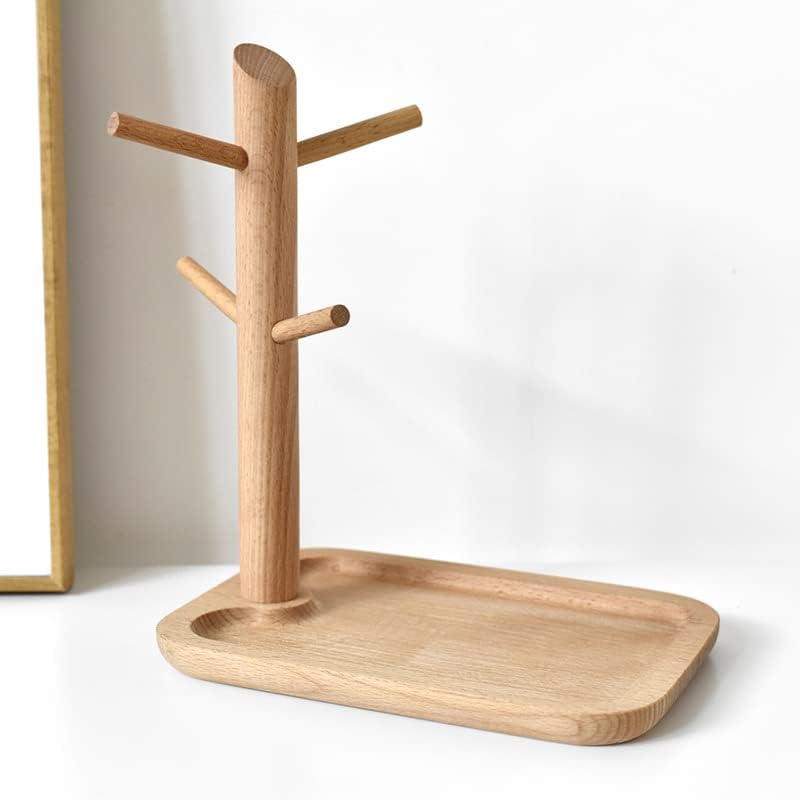 鍵スタンド 鍵置き 玄関収納 ジュエリースタンド キースタンド 木製 収納トレイ 北欧 雑貨 インテリア ホームデコレーション エントランストレイ ストレージトレイ 鍵ホルダー (矩形)