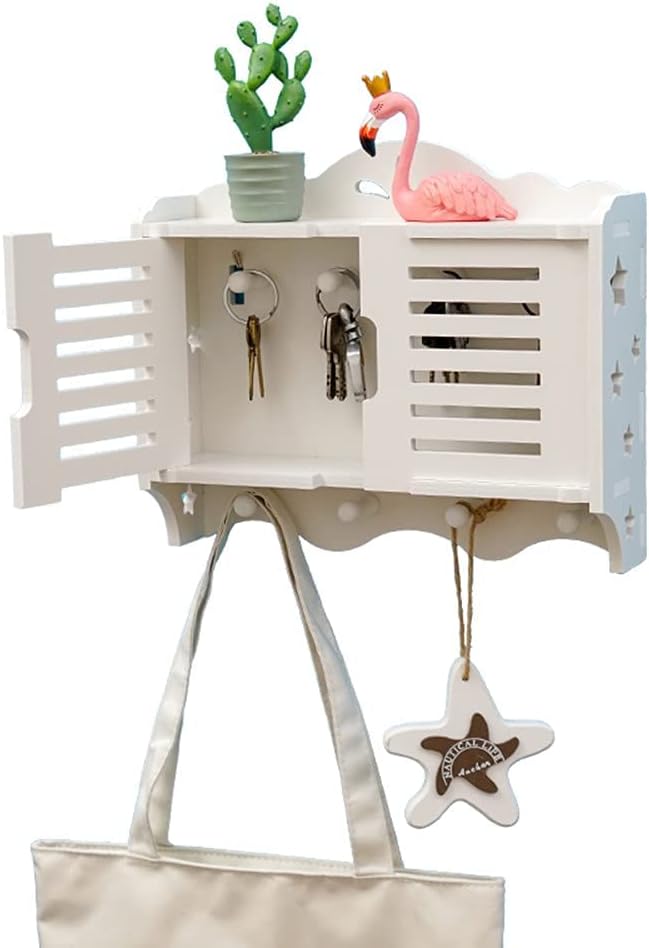 キーボックス おしゃれ キー ケース ウォールキーメールホルダー 壁掛け 置き型 キーキャビネット かわいい ウォールボックス 鍵収納 鍵管理 収納ラック エントランス 玄関 鍵 印鑑 鍵いれ