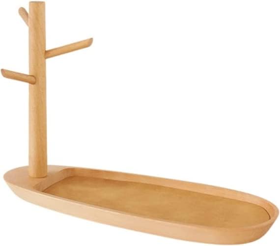 鍵スタンド 鍵置き 玄関収納 ジュエリースタンド キースタンド 木製 収納トレイ 北欧 雑貨 インテリア ホームデコレーション エントランストレイ ストレージトレイ 小物収納 携帯 メガネ カード置き