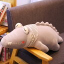 ワニ 抱き枕 ぬいぐるみ 60cm 柔らかく低反発 安眠枕 クッション カバー洗える 癒される 抱き枕 かわいい グレーB 添い寝枕 多機能 椅子 ソファー背当...