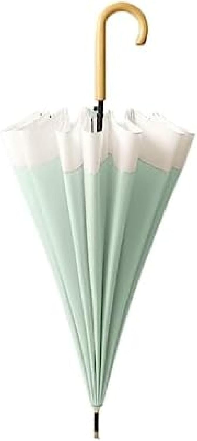 雨傘 レディース 長傘 J型ハンドル おしゃれ 16本骨 大きめ 撥水 耐風 梅雨対応 ジャンプ傘 ワンタッチ..