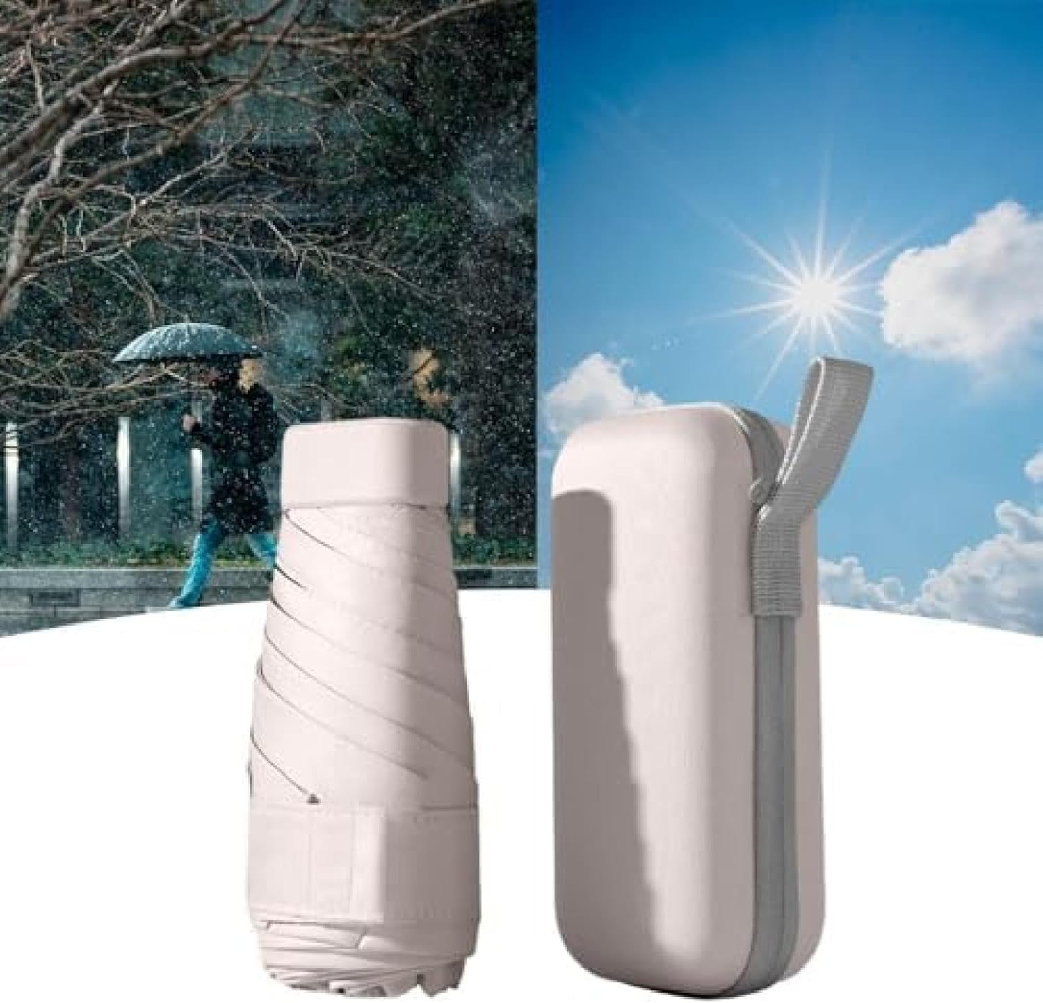 旅行傘 ミニ傘 メンズ レディース ポータブル 超軽量 6本骨傘 雨用 小型 折りたたみ傘 ウォーキング 旅行用 多色