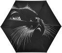 折りたたみ傘 ワンタッチ レディース 女の子 男の子 中学生 高校生 黒猫 猫柄 ブラック かわいい 日傘 自動開閉 おしゃれ 遮熱 軽量 晴雨兼用 収納ポーチ付き 遮光 子供から大人 UVカット(4)