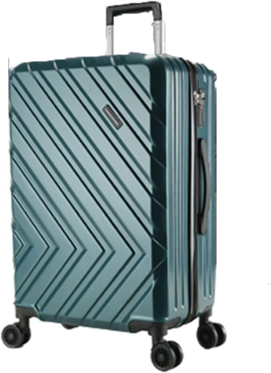 スーツケース キャリーケース 機内持ち込み 40L キャリーバッグ ファスナー式 超軽量 小型 耐衝撃 静音 ダブルキャスター 360度回転 旅行 ビジネス 出張 グリーン Sサイズ（1-3泊）