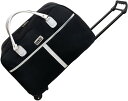 ボストンキャリー 2way キャスターバッグ 35L キャリーバッグ 折りたたみ 大容量 2輪 撥水加工 トロリーバッグ メンズ レディース 旅行 合宿 出張 旅行バッグ スーツケース