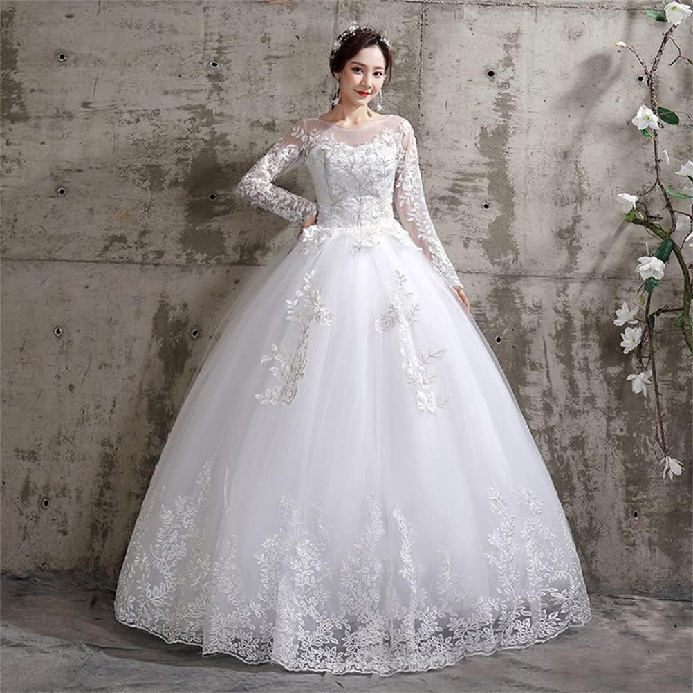 レディース ドレス ウェディングドレス 結婚式ドレス 花嫁ワンピース フォーマルドレス 宴会ドレス ロングドレス 花柄 刺繍 エレガント フォーマル 演奏会 パーティー 宴会 結婚式 披露宴 二次会