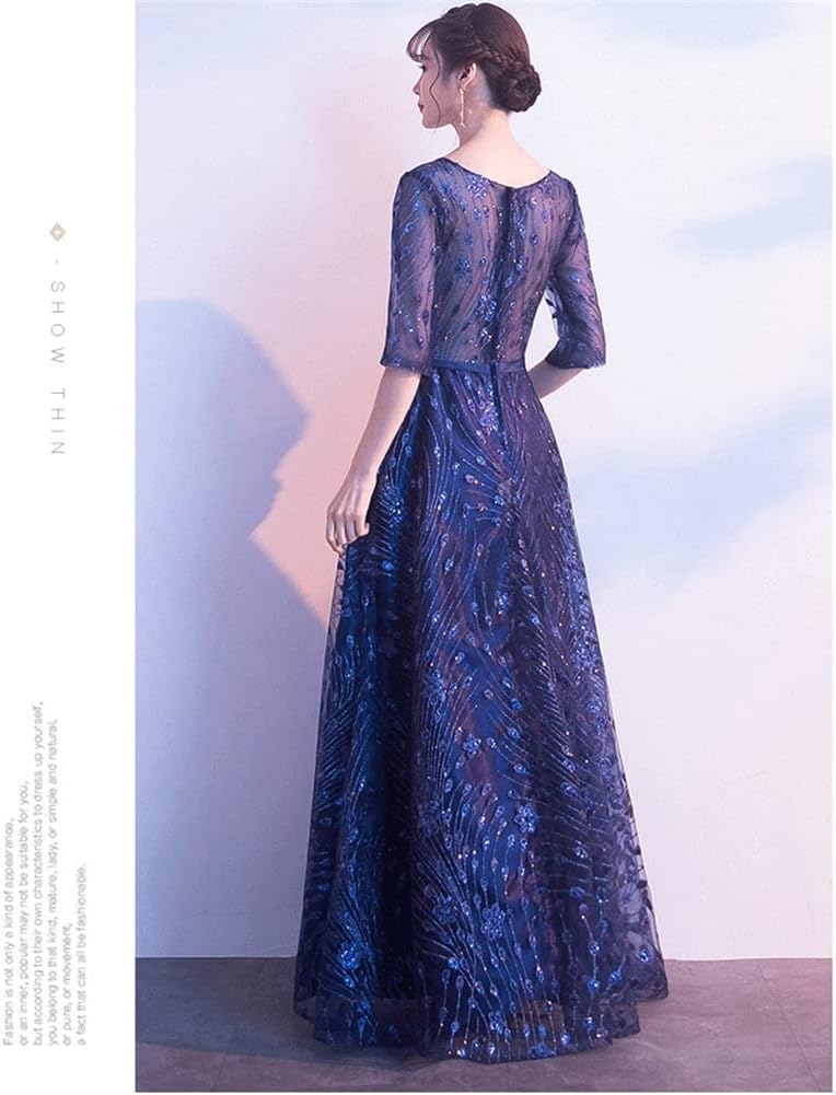 Allegra K ボウタイブラウス シャツ リボン トップス 長袖 オフィス フォーマル レディース ダークグリーン S