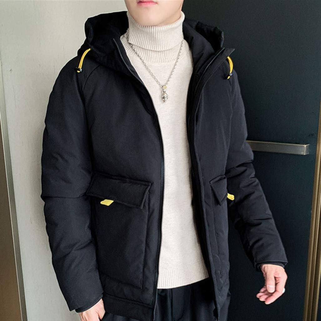 メンズ ダウンジャケット 冬服 厚手 防寒 暖かい 防寒 ダウンコート 中綿コート ショート丈 シンプル かっこいい カジュアル 通勤 通学 アウトドア 無地 大きいサイズ フード付き 3色選べる M