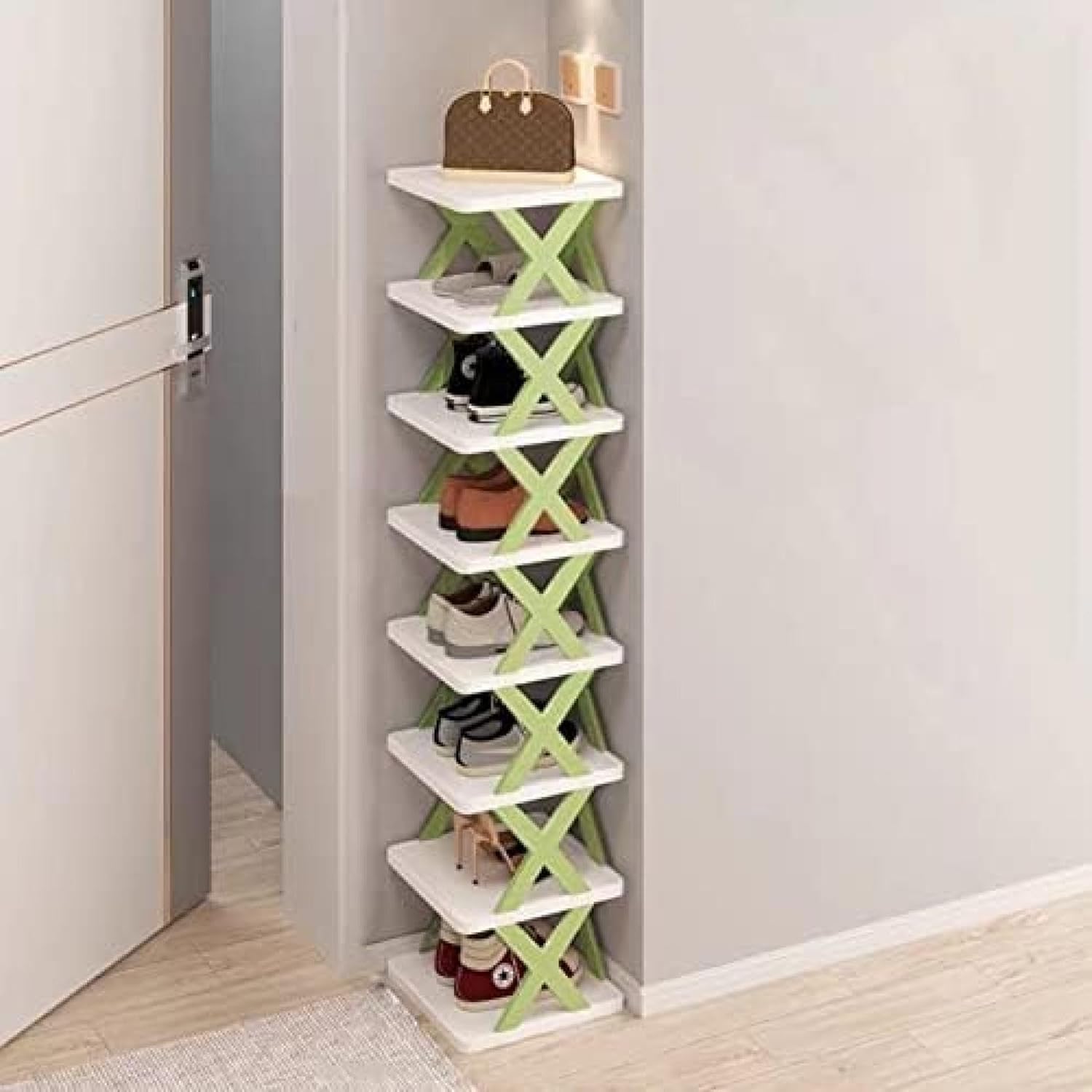 シューズラック 靴箱 靴入れ 靴 収納 伸縮式シューズラックシューズホルダー シューズ収納 靴収納ホル..