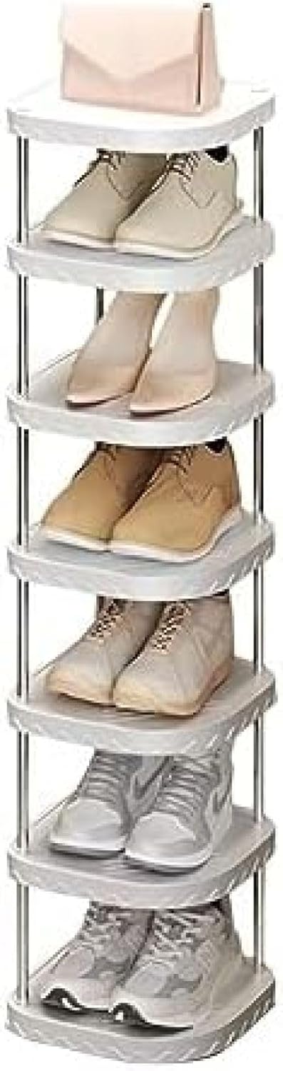 シューズラック 靴箱 スリム 下駄箱 幅わずか28cm 省スペース 持ち運びやすい 安定性高い シンプル 簡..