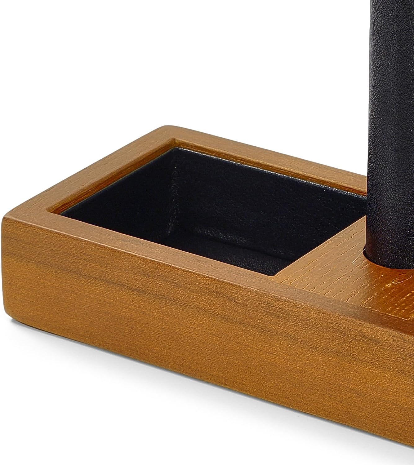 腕時計 スタンド ウォッチスタンド 木製 2~4本用 ディスプレイ 収納 高級 おしゃれ 時計置き台 (ブラック)