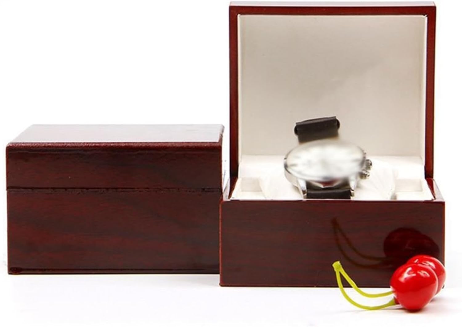 腕時計ケース 木製 1本用 ウォッチボックス ミニ 携帯用 時計収納ケース 旅行 出張 プレゼントなどに適当 ギフトケース 腕時計包装ケース 1本