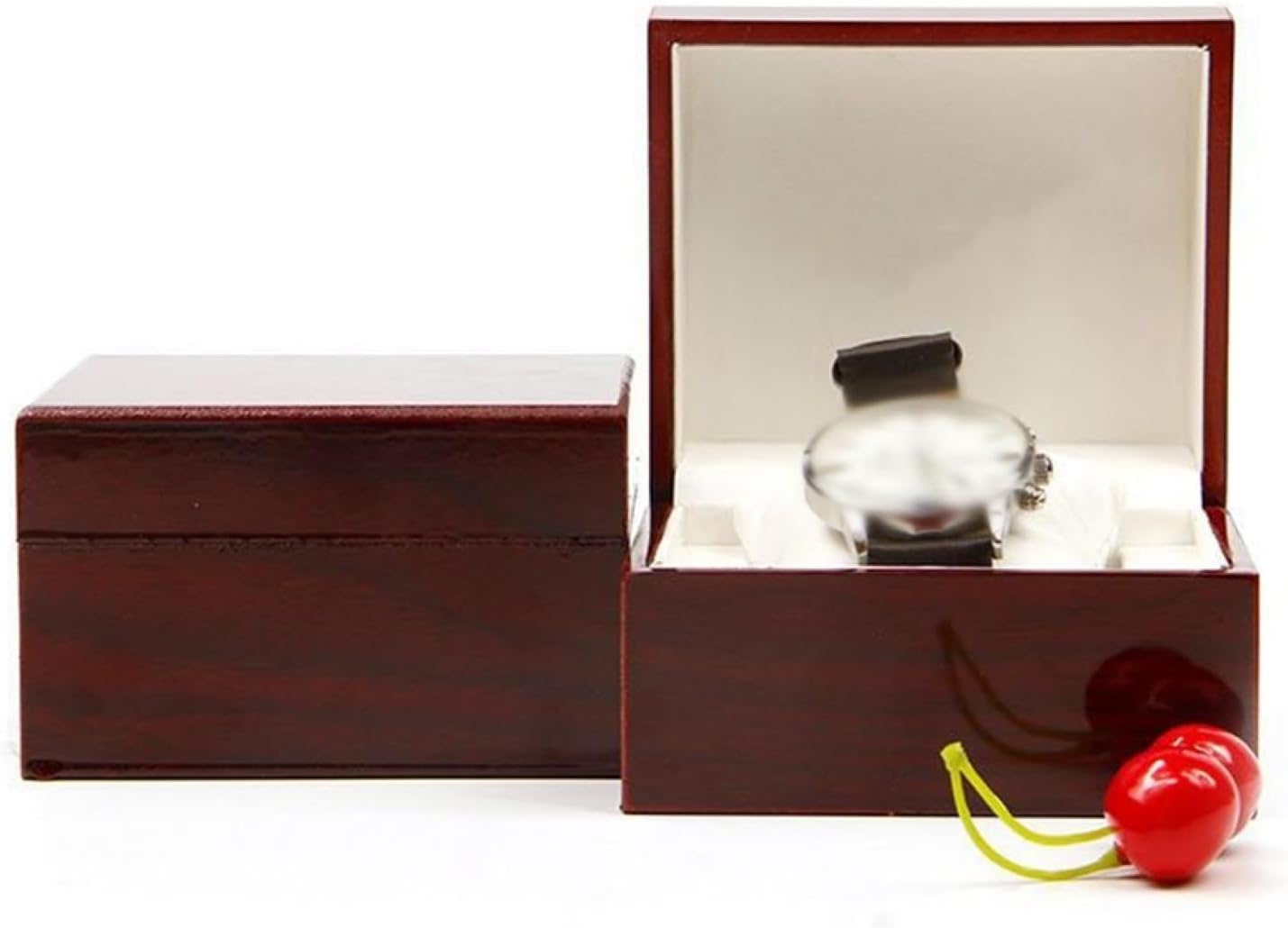 腕時計ケース 木製 1本用 ウォッチボックス ミニ 携帯用 時計収納ケース 旅行 出張 プレゼントなどに適当 ギフトケース 腕時計包装ケース 1本