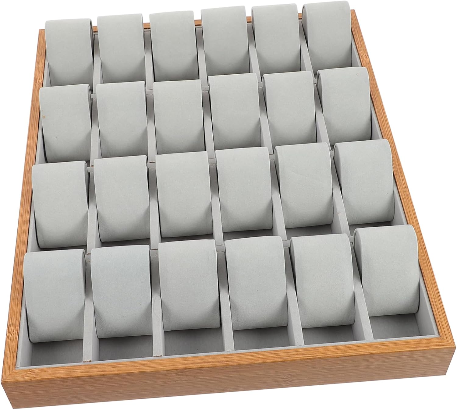 24 ボックス 木製 腕時計 収納 腕時計 ディスプレイ ケース スタイリッシュ 腕時計 ホルダー 腕時計 ケ..