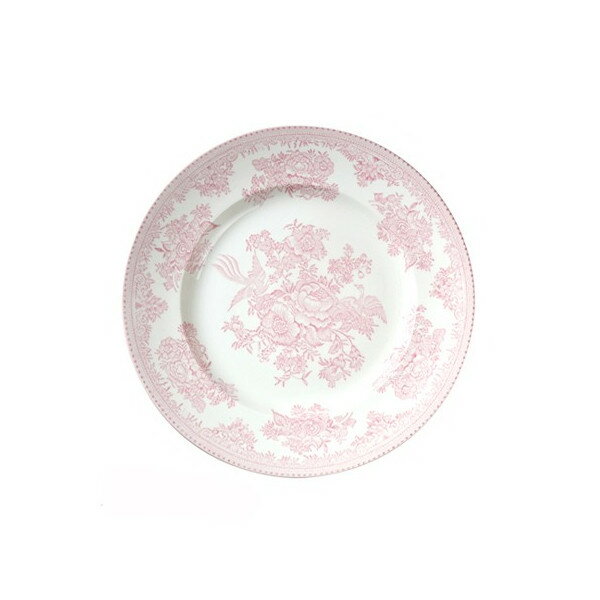 Other Dishes - バーレイ 英国食器　Burleigh　ピンクアジアティックフェザンツ プレート25.5cm　お皿/花柄/料理/おしゃれ/かわいい