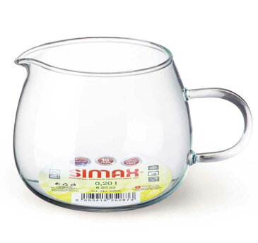 SIMAX 耐熱 ミルクピッチャー 250ml SIMAX/耐熱ガラス/ピッチャー/ホットワイン/ホットミルク/湯冷まし