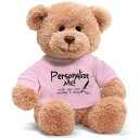 **GUND ガンド パーソナライズミー Tシャツベア メッセージテディベア (ピンク)